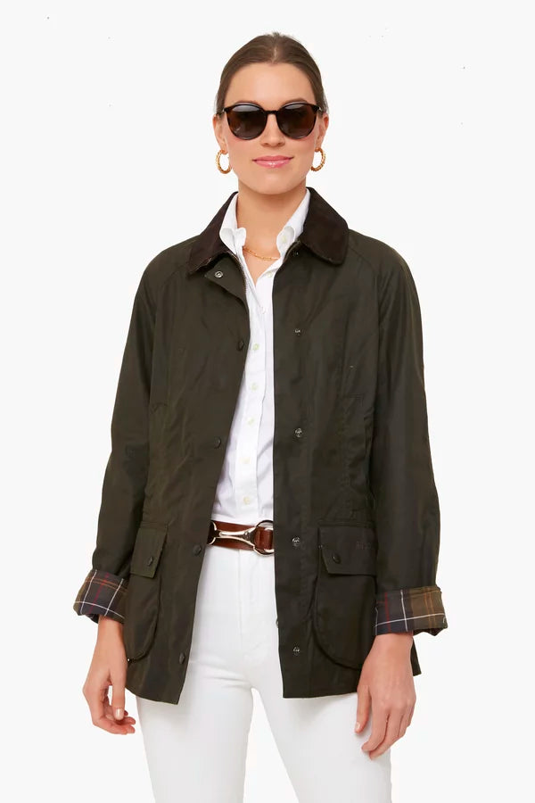 Women's barbour classic clearance beadnell wax jacket