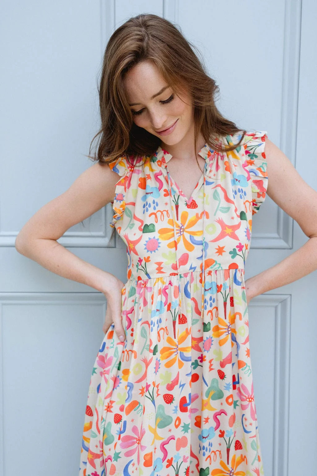 Josie Maxi Dress-Starlit Petals Benjamin's & Libba's Josie Maxi Dress-Starlit Petals Benjamin's & Libba's