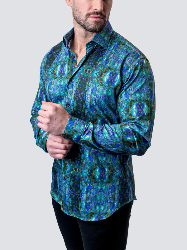 Fibonacci Retro Dress Shirt