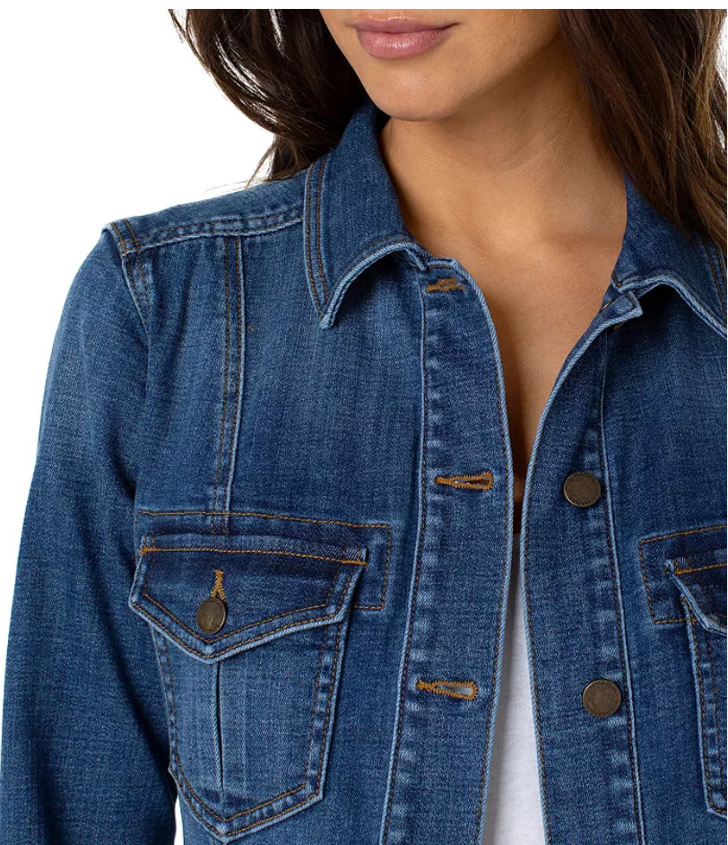 High Low Denim Jacket-Glenrock – Benjamin's Libba's