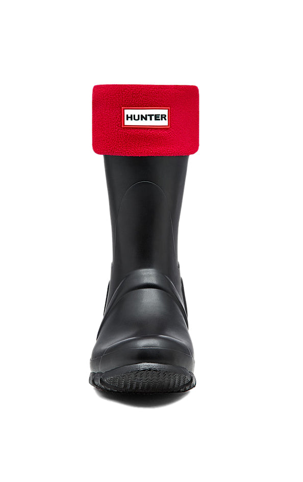 Short Fleece Boot Socks Red Benjamin s Libba s