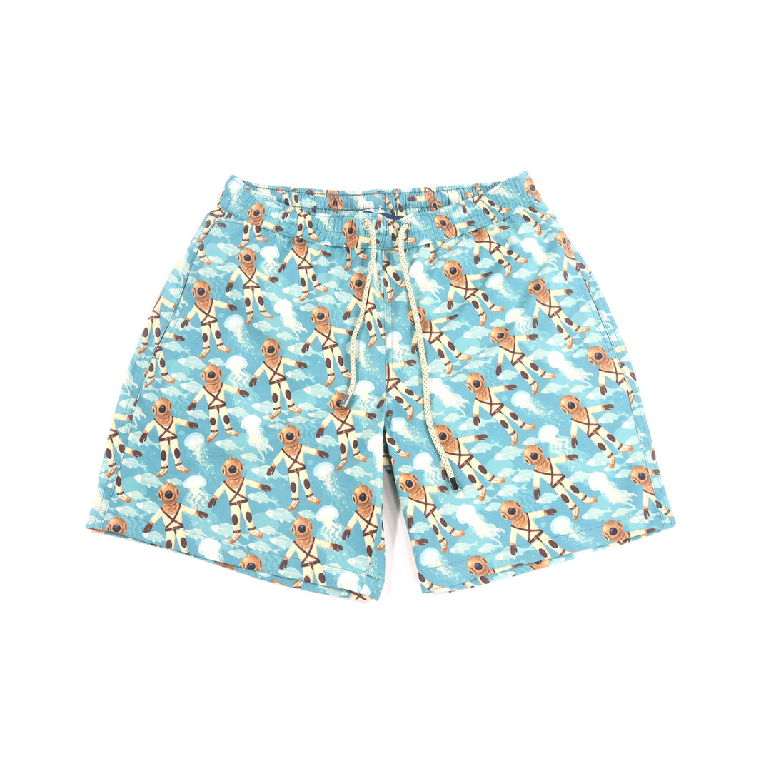 Scuba swim trunks on sale